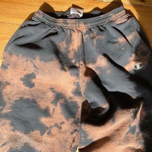 Reverse Tie Dye Champion Sweatpants